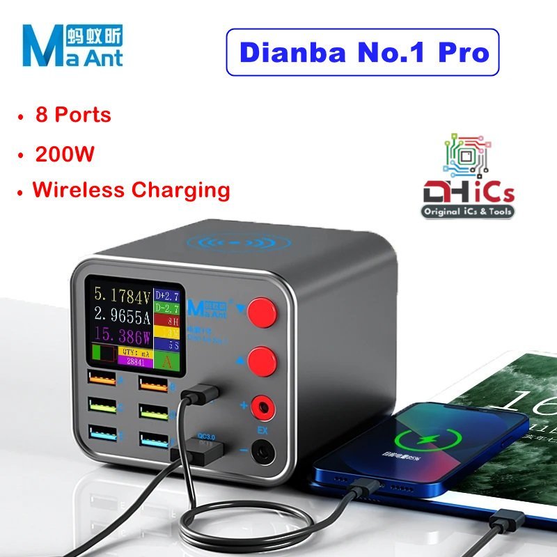 9 Port Charger 200W Multi-function MaAnt DianBa No.1 Pro 1 9 Port Charger 200W Multi-function MaAnt DianBa No.1 Pro