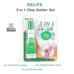 Relife RL-058 Chip Welding Special Set 3 in 1 ( Flux Paste, Solder Paste, Solder Wick )