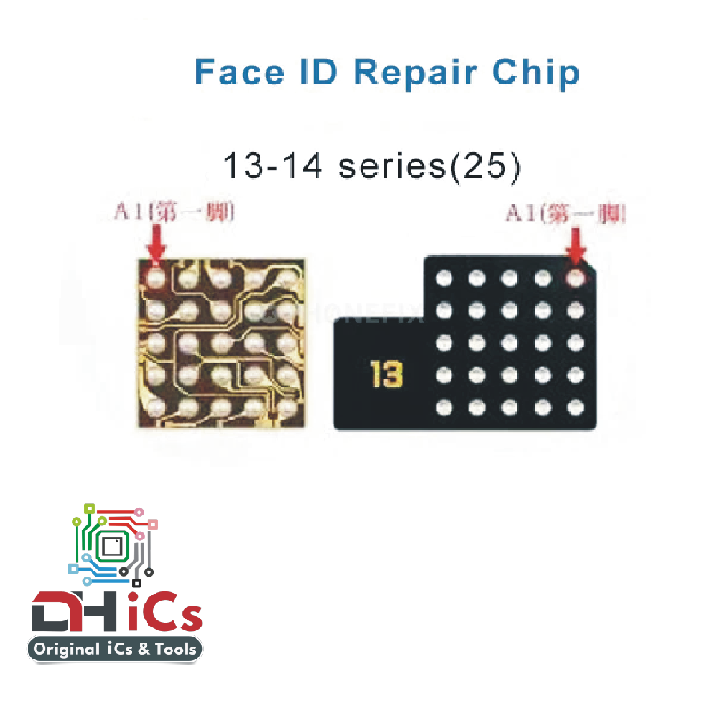 iPhone 13-14 Face id Repair iC Chip 25 Pin For AY108 1 iPhone 13-14 Face id Repair iC Chip 25 Pin For AY108